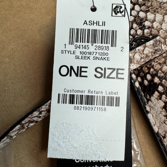 I.N.C International Concepts Ashlii Phone Wristlet Crossbody – Sleek Snake - Picture 7 of 7